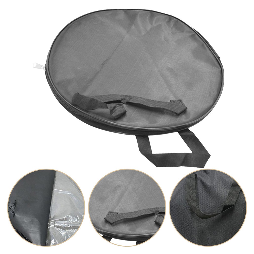 Practice Drum Pad Set Compact Storage Bag Cymbal Dividers Covers