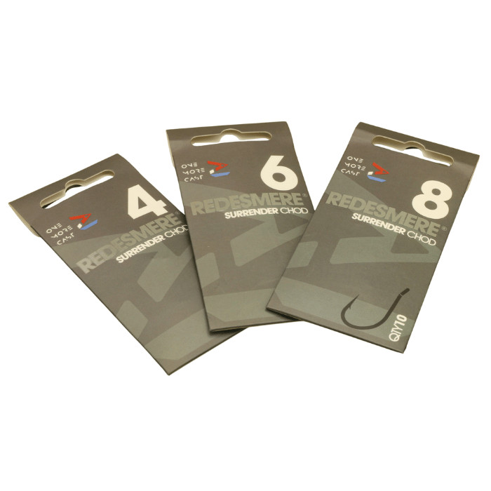 One More Cast Redesmere Chod Hooks – All Sizes, Ultra Sharp, Strong Carp Hooks