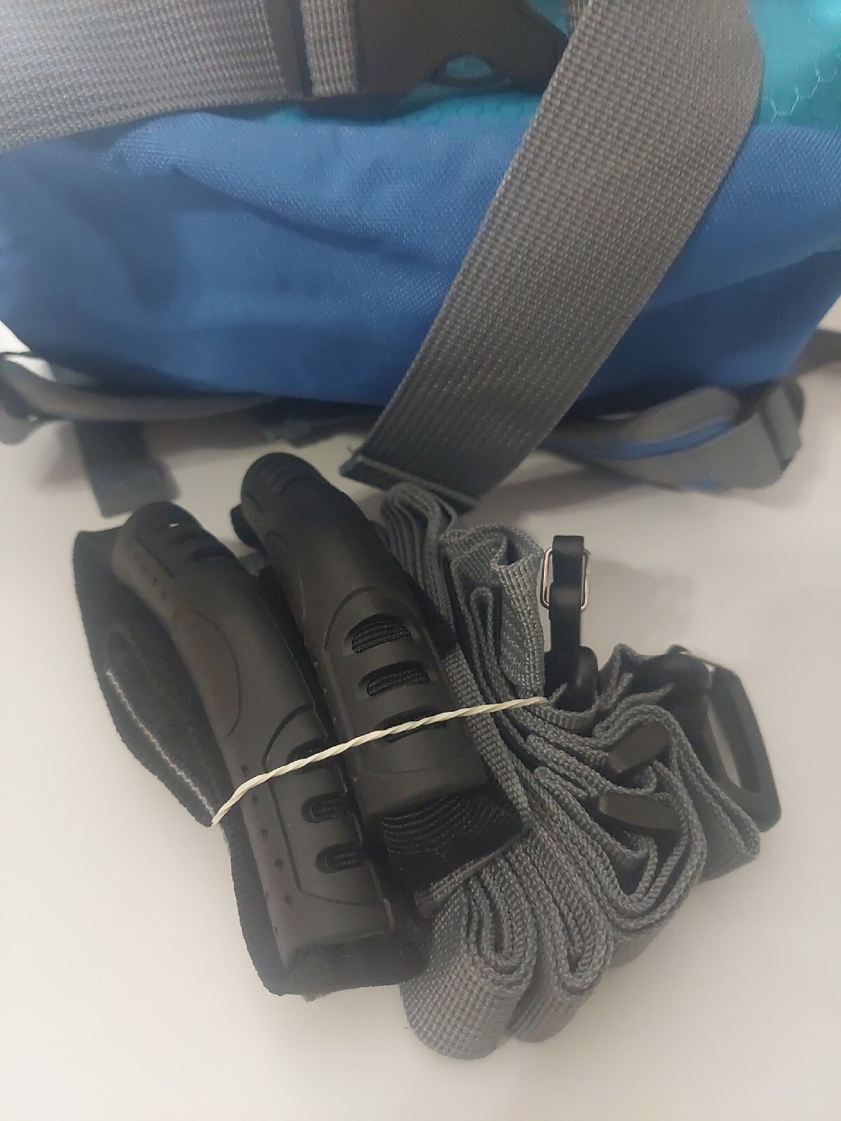 Ski And Snowboard Harness Kid Trainer Blue Gray Torquoise
