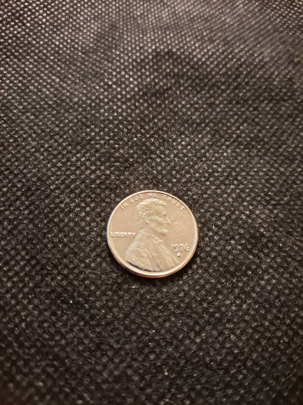 1976 ZINC COATED LINCOLN CENT TOKEN! e7252UXX