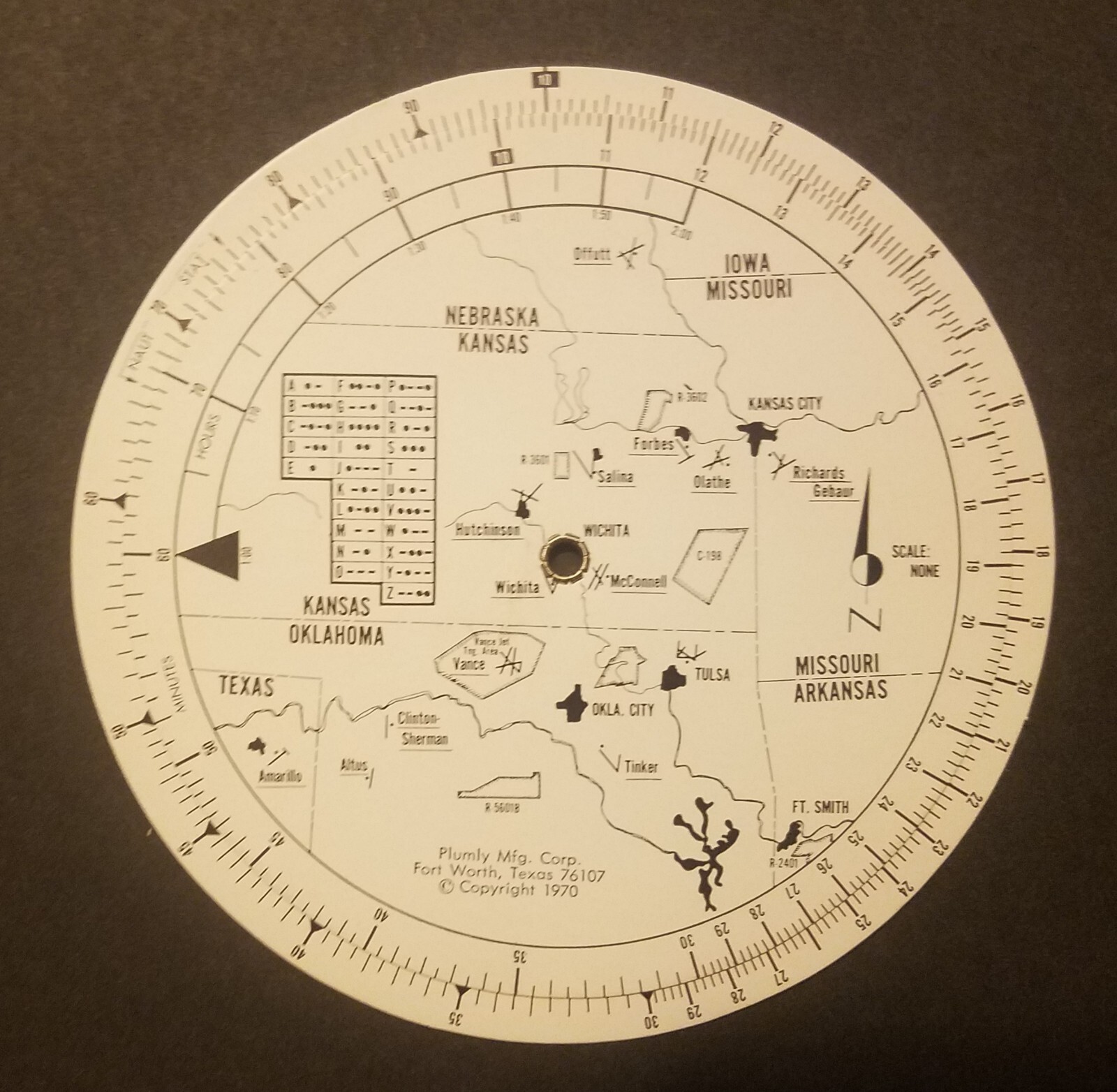 Dail-A-Base Navigation Aid, Plumly.  McConnell Air Force Base Forbes, Vance