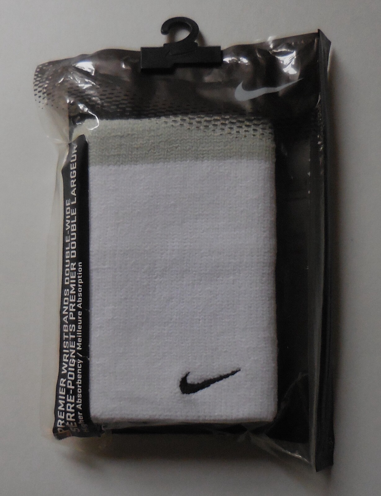 Nike Premier Wristbands DW Tennis 2013 White/Timberwolf/Black Set of 6 Pair