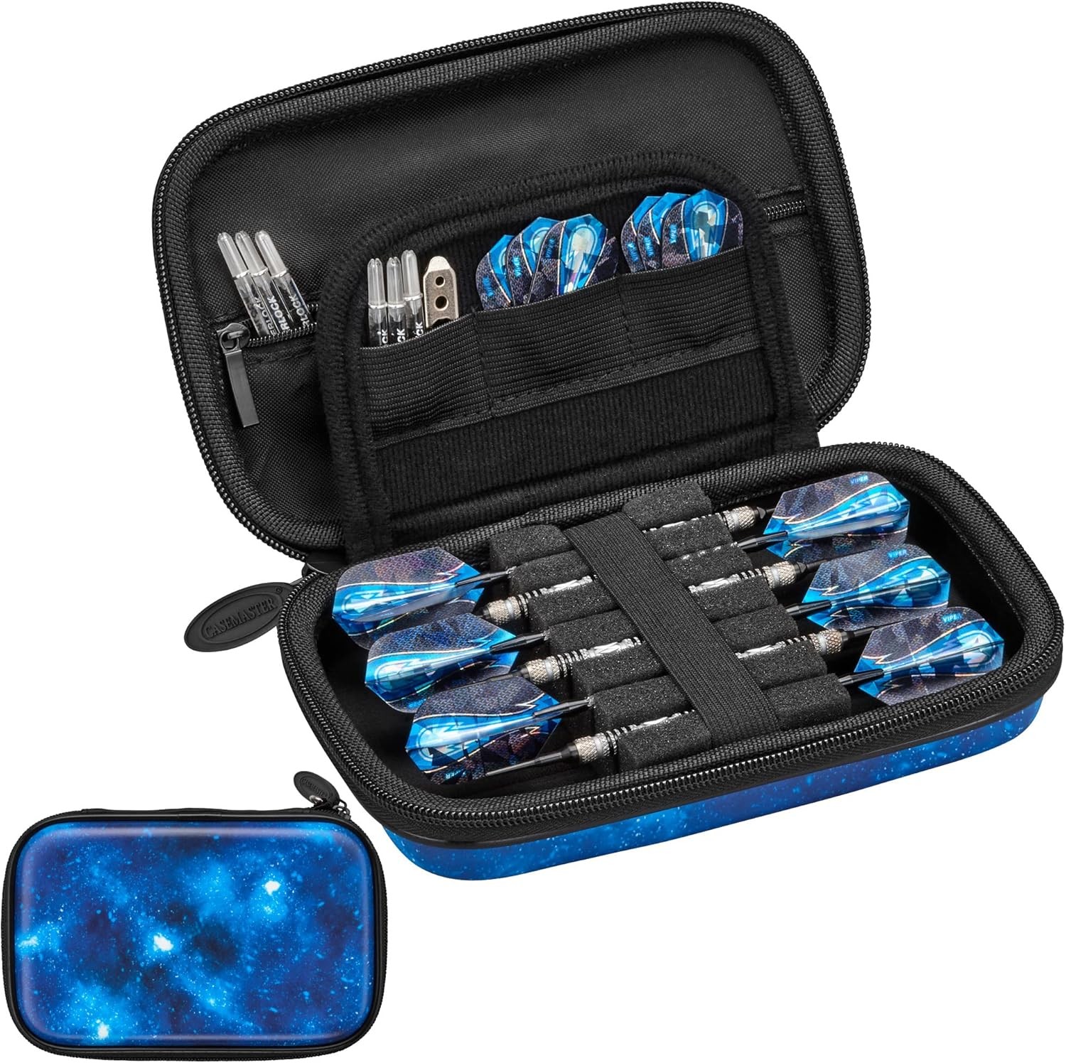 Sentinel 6 Dart Case Holds Extra Accessories Tips Shafts and Flights Compatible