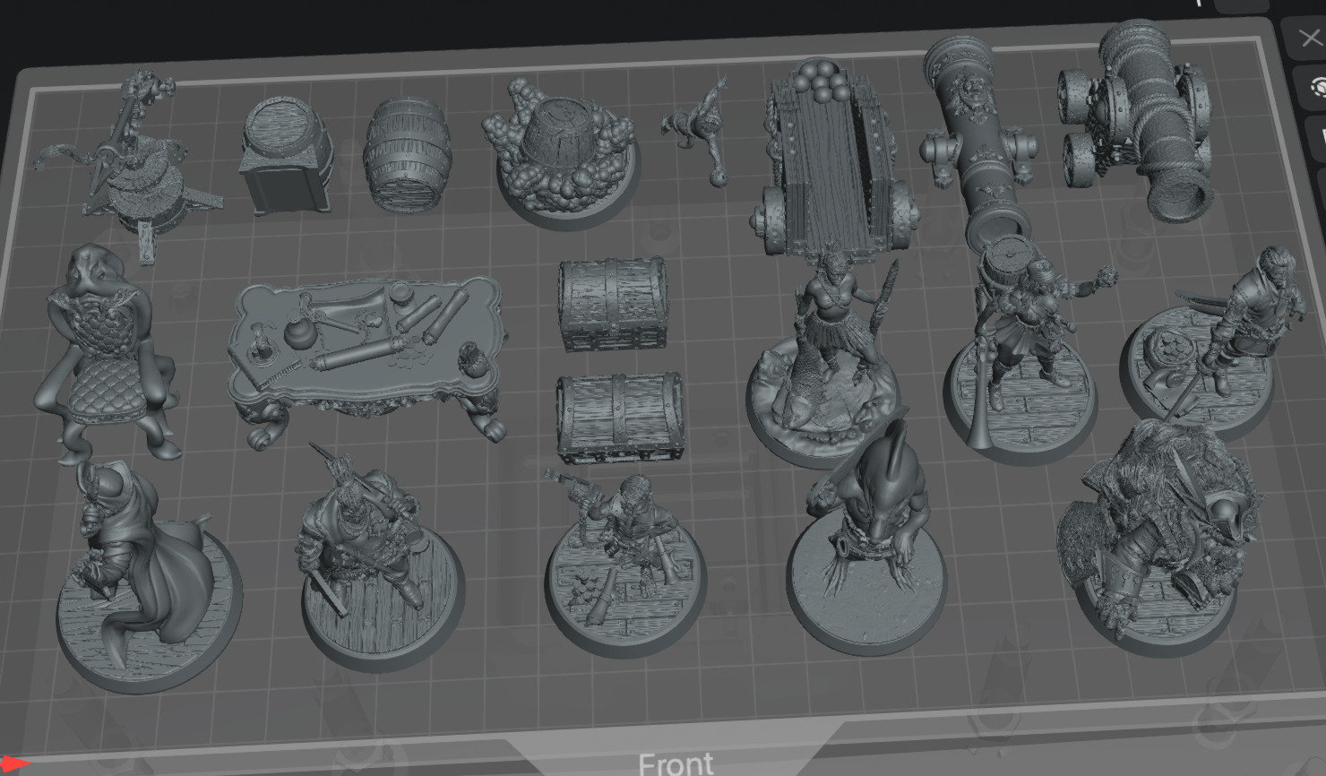3D Printed Tale From The Deep Game Complete Set