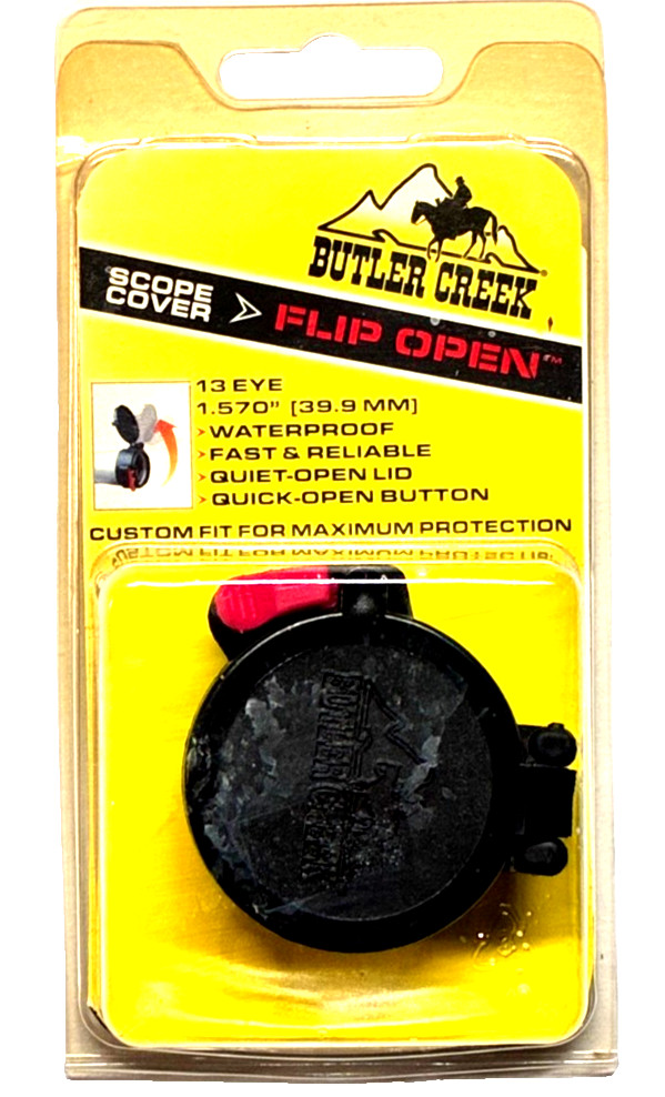 Butler Creek Vintage FLIP-OPEN Scope Cover 13 EYE Right or Left Handed