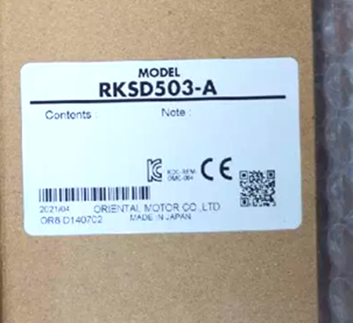 NEW ORIENTAL MOTOR RKSD503-A Stepping Motor Driver