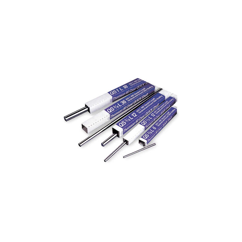 THOMSON QS 1/2 L 36 Shaft,Alloy Steel,0.500 In D,36 In 5JW40