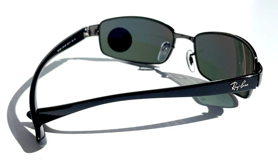 Ray-Ban Gunmetal w POLARIZED Dark Green Lens Sunglass RB3364 004/58