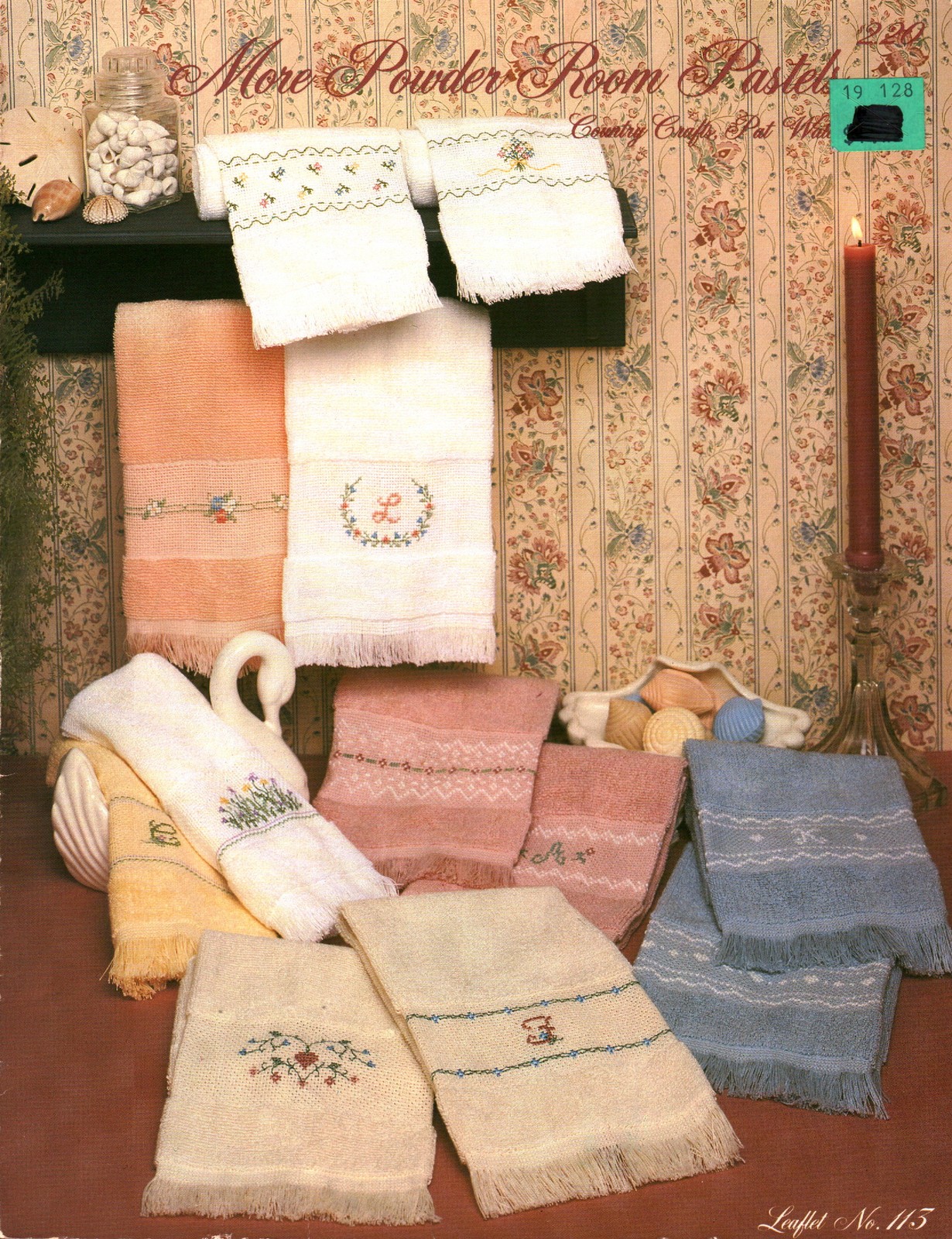 More Powder Room Pastels Cross Stitch | Country Crafts Leaflet 113