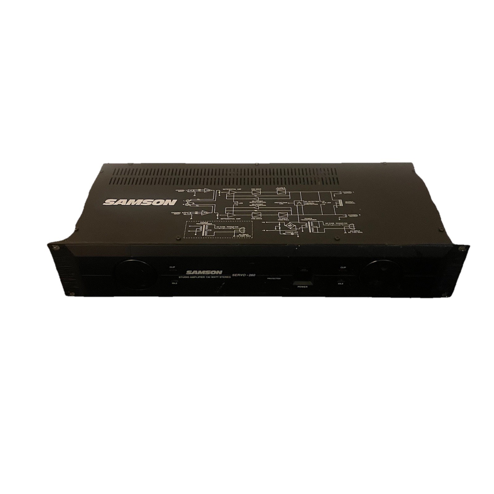 Samson Servo 260 Studio Amp 260w (130w per channel) 2-Channel Professional Amp