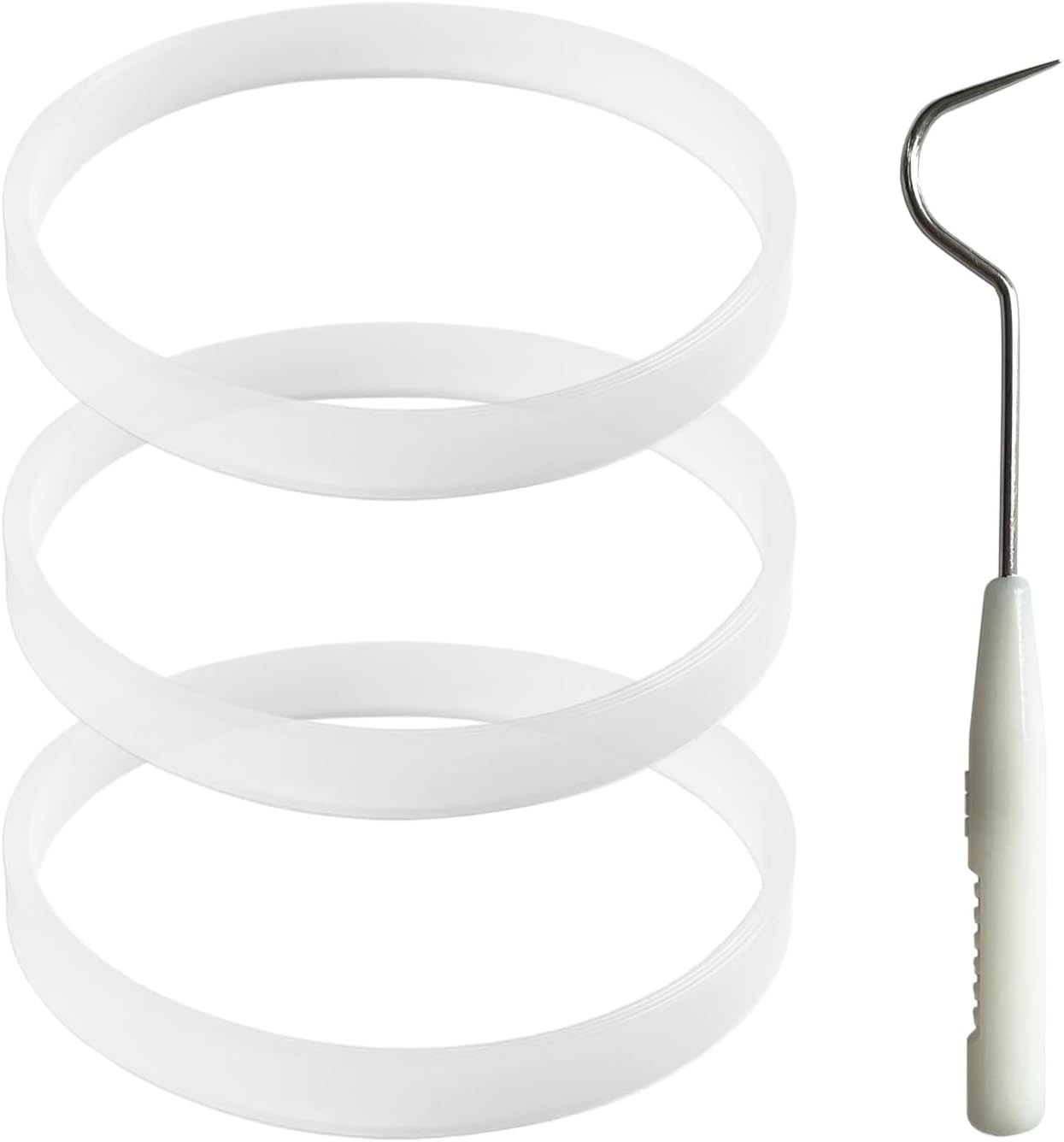 3 Pack 3.94 Inch Rubber Gaskets for Blender - Durable O-Ring Replacement Parts