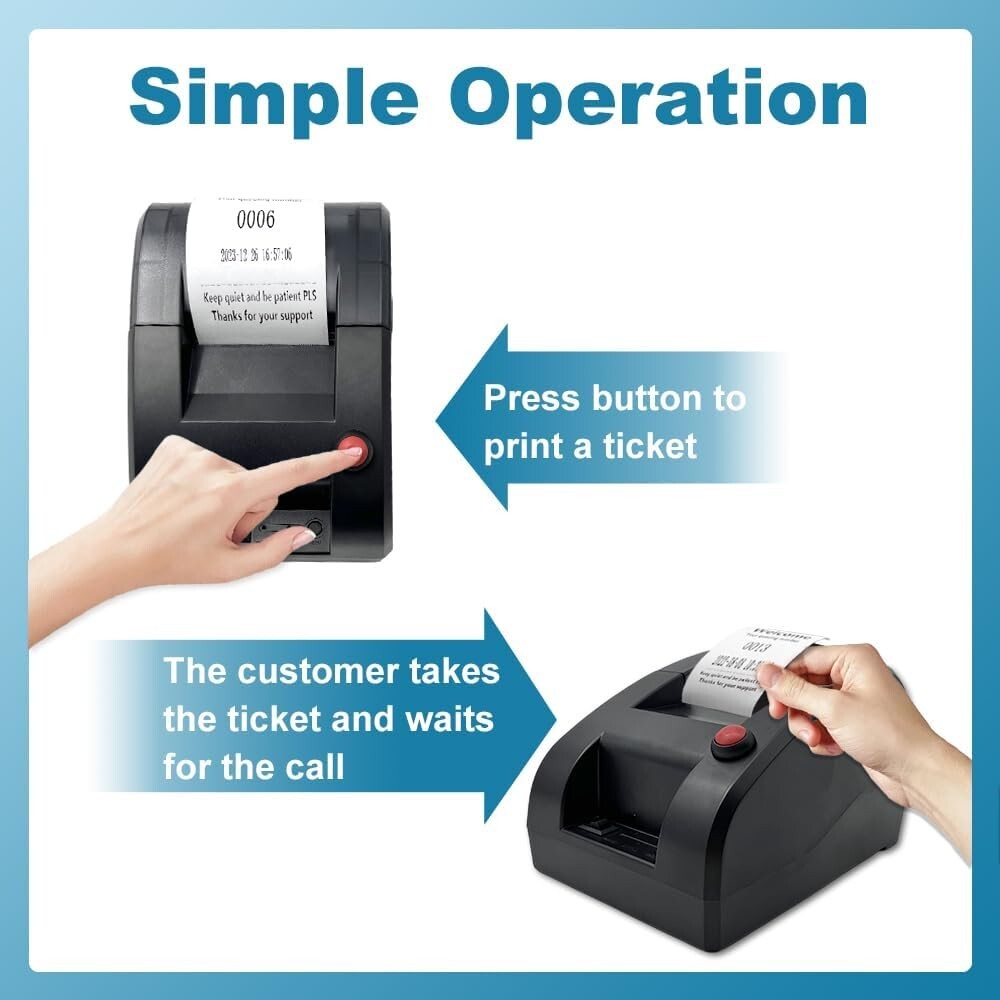 Number Calling Systen Take A Number System Simple Wireless Queue Management