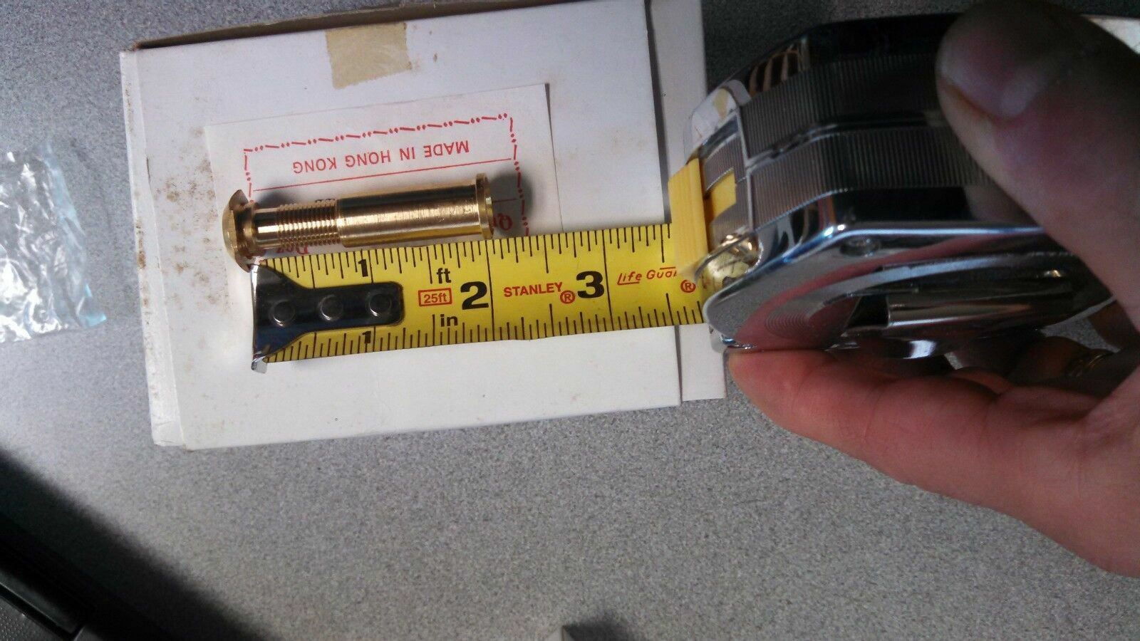 DOOR VIEWER 160 DEGREE PEEP HOLE US4 FINISH SOLID BRASS