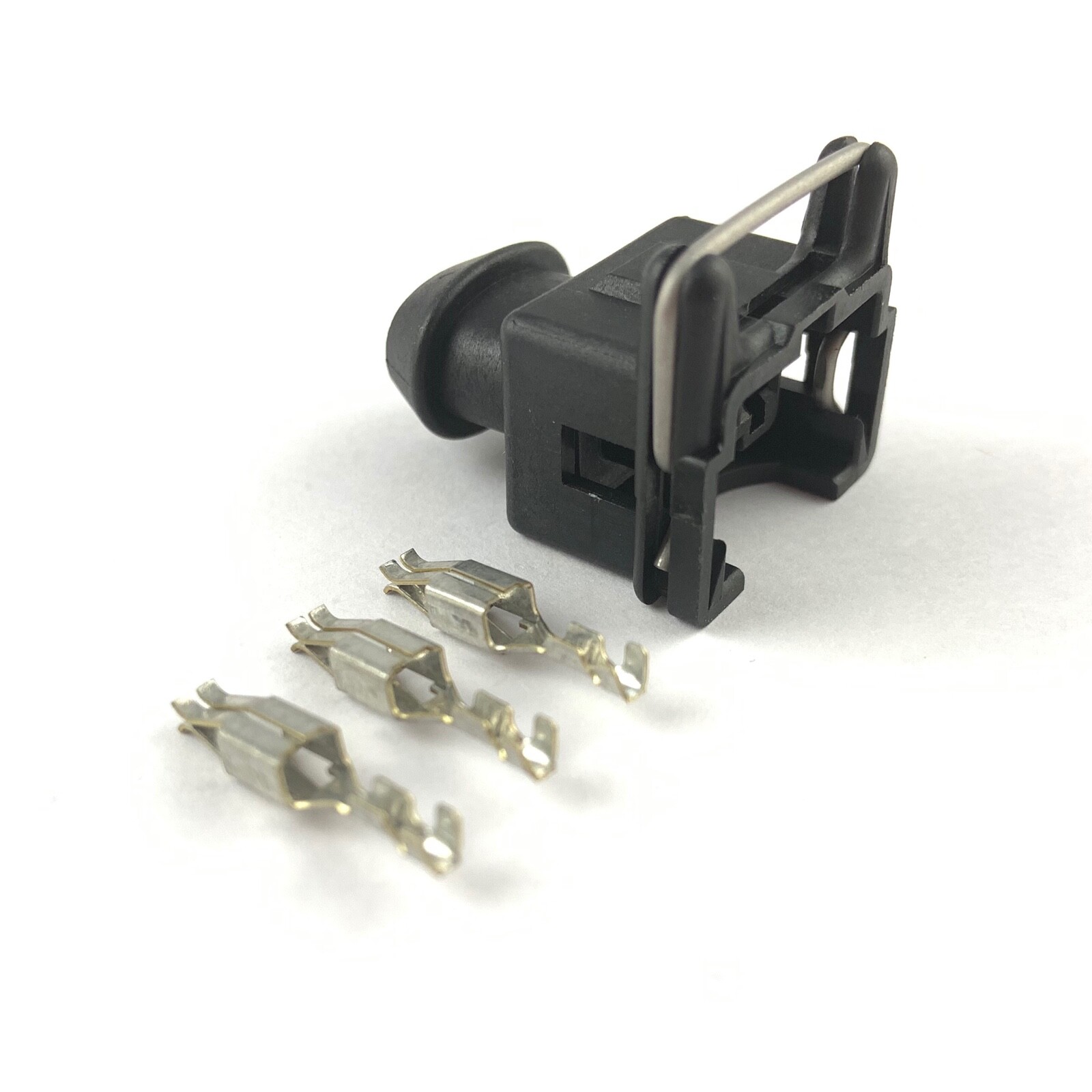 10x Bosch Delphi EV1 2-Pin Fuel Injector Connector Plug Clip Kit LK2 LK-2