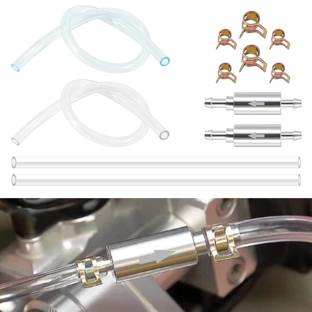 Set of 2 Brake Bleeder Hose - One Way Check Valve Tube Bleeding Tool Kit