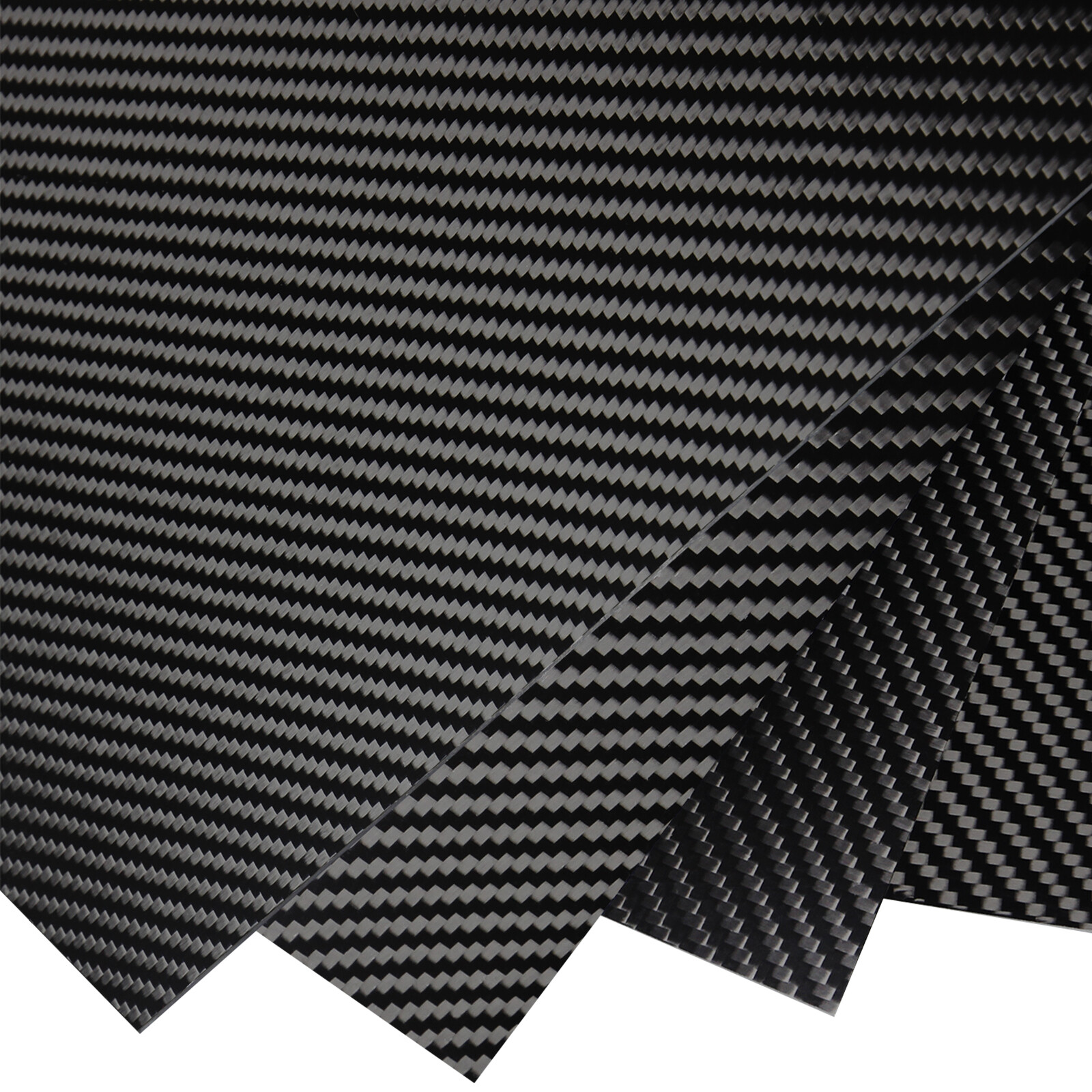 400X500MM 100% 3K Carbon Fiber Sheet Laminate Plate Panel 0.5-4MM Thickness