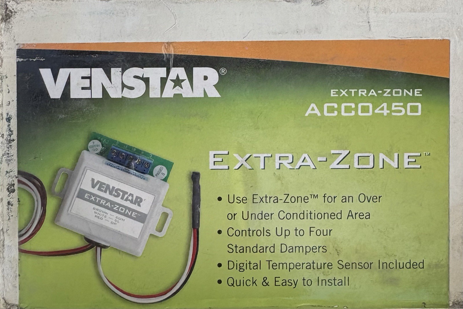 Venstar Extra-Zone ACC0450 HVAC Zone Control Module w/ Digital Temp Sensor