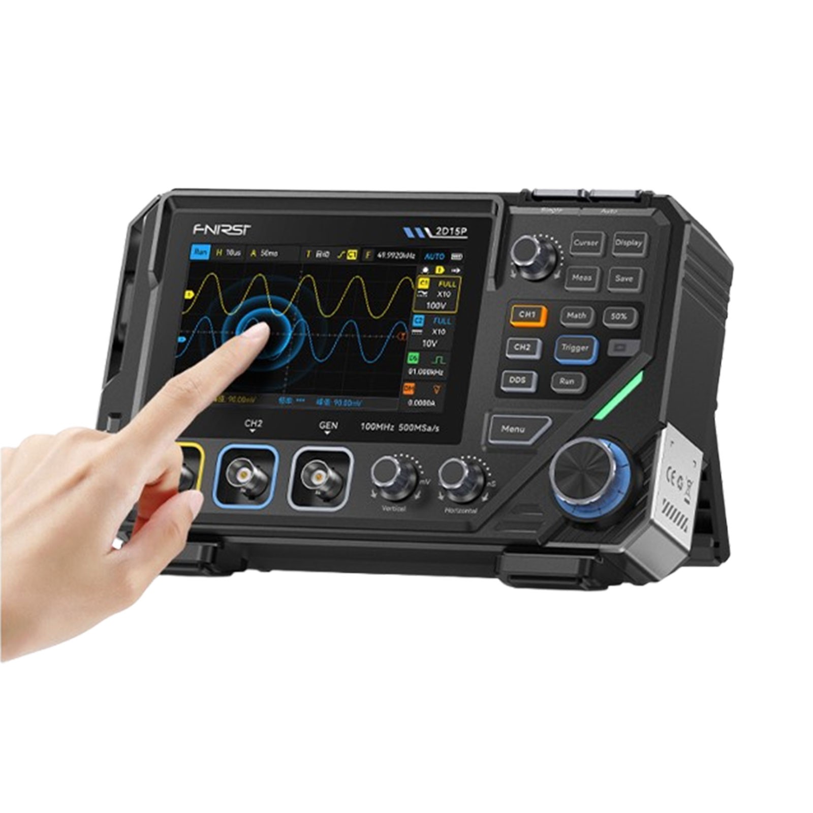 FNIRSI 2D15P Digital Multimeter Oscilloscope Signal Generator 100Mhz 500MSa/sCY