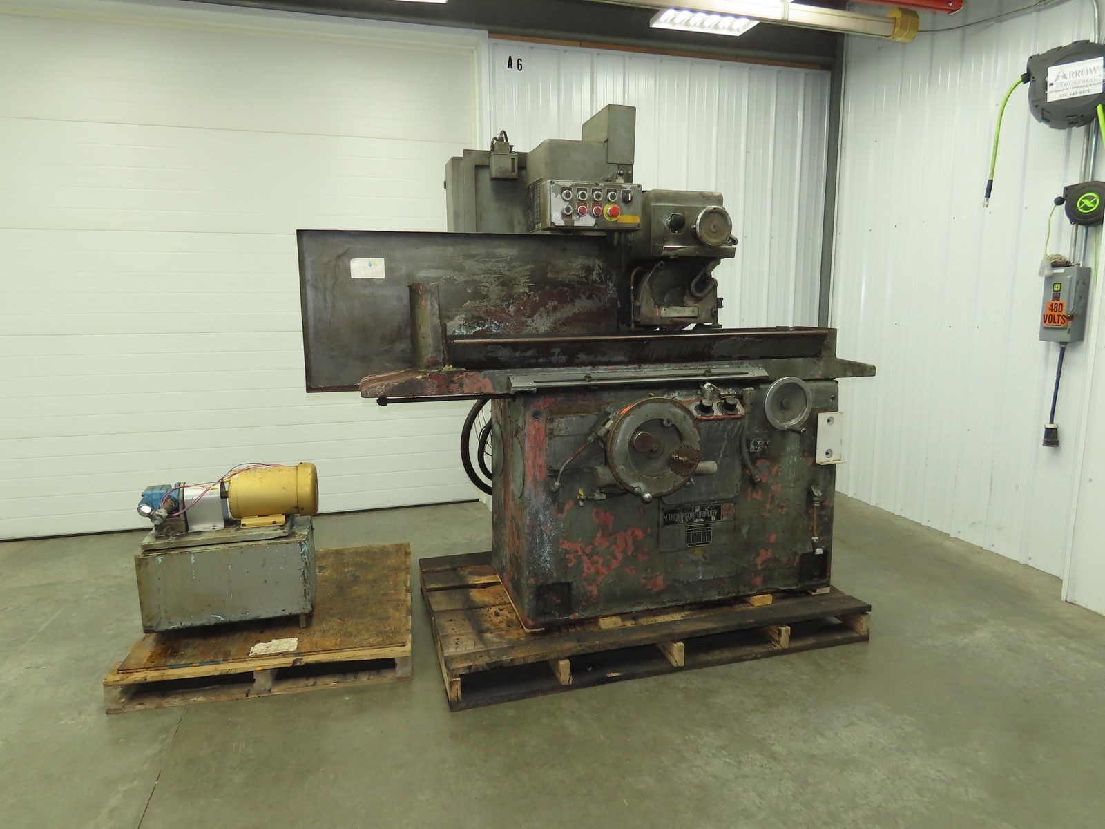 Thompson 2F Surface Grinder 2 Axis Hydraulic Power Cross Feed 8x32"  3Hp 3Ph