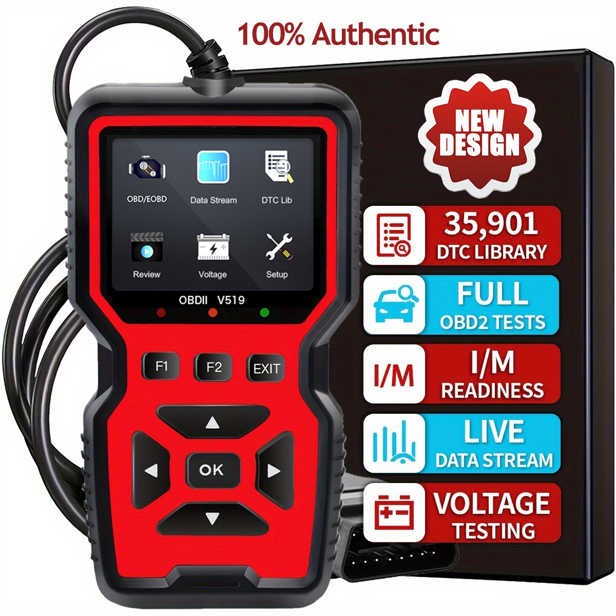 ⚡SALE OBD2 Scanner Car Diagnostic Tool Check Engine Light Off Mode 6/8 Replay US