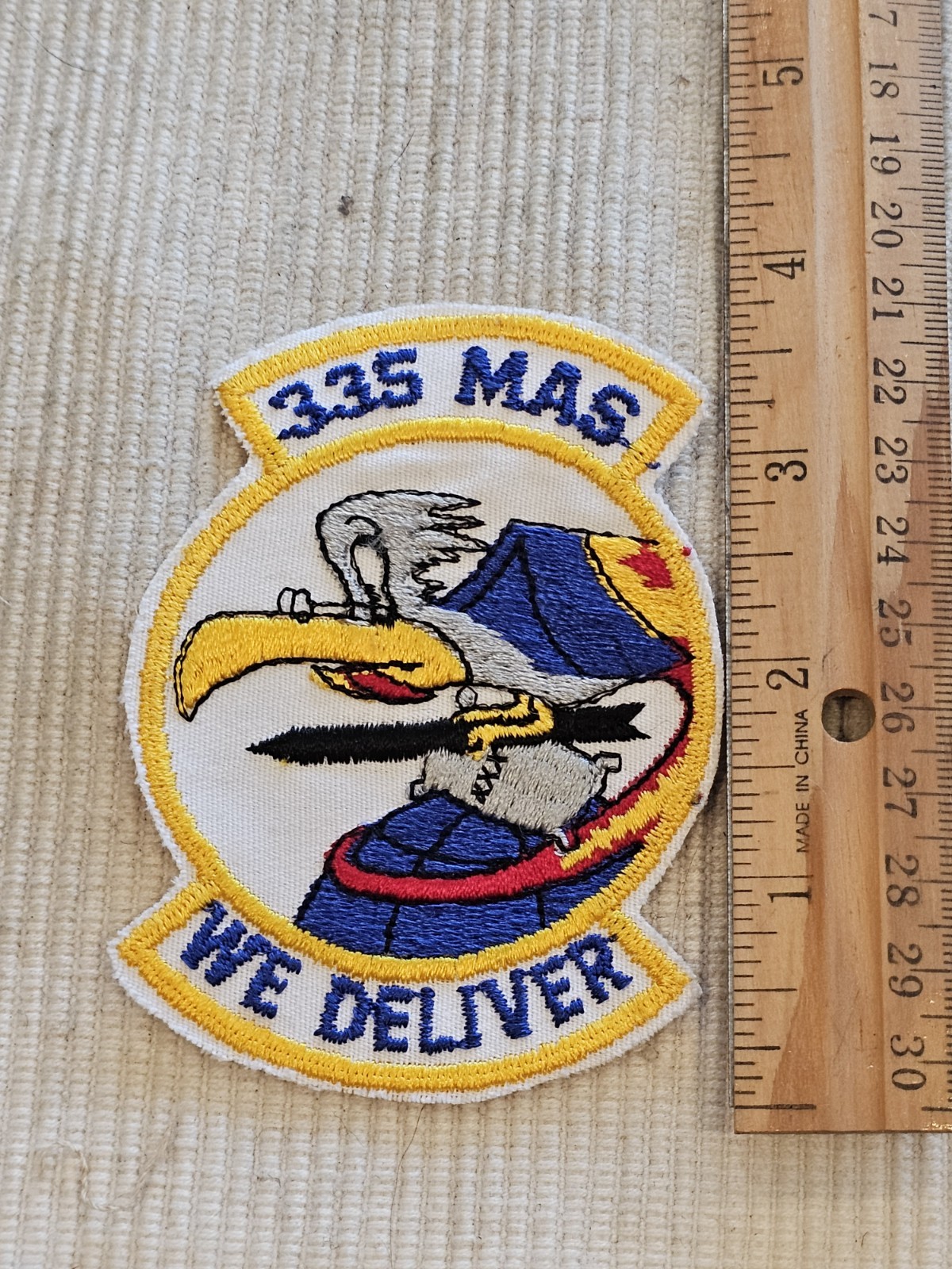 1960s 70s USAF Air Force Vietnam Cold War 335th MAS Squadron Patch L@@K!!!
