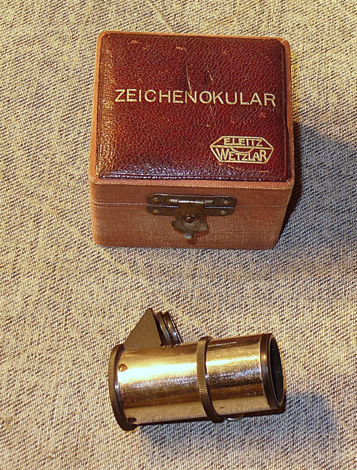 Vintage Leitz Wetzlar Zeichenokular in Case- Germany