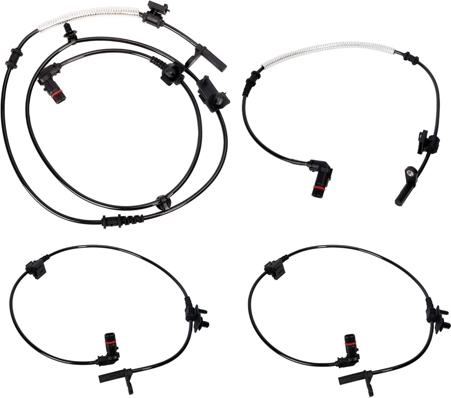 Front and Rear Left & Right ABS Wheel Speed Sensor 2 Pair, for Chrysler 300 2...