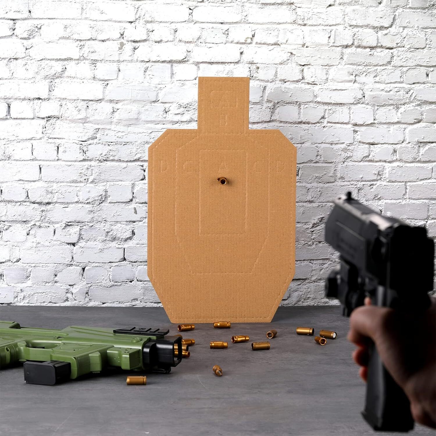 100 Pcs USPSA/IPSC/IDPA Shooting Cardboard Targets for Shooting Competition