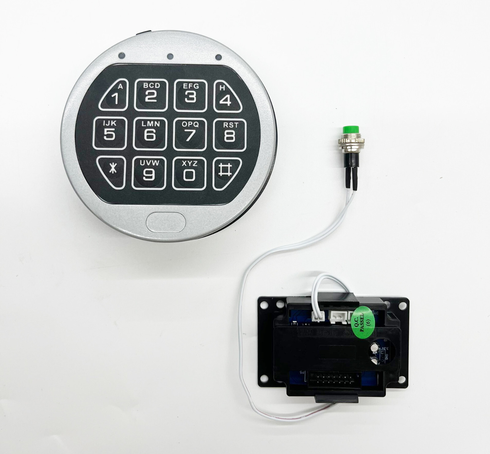 Gun Safe Lock Replacement Chrome Keypad Electronic Safe Lock Swing Bolt Lock