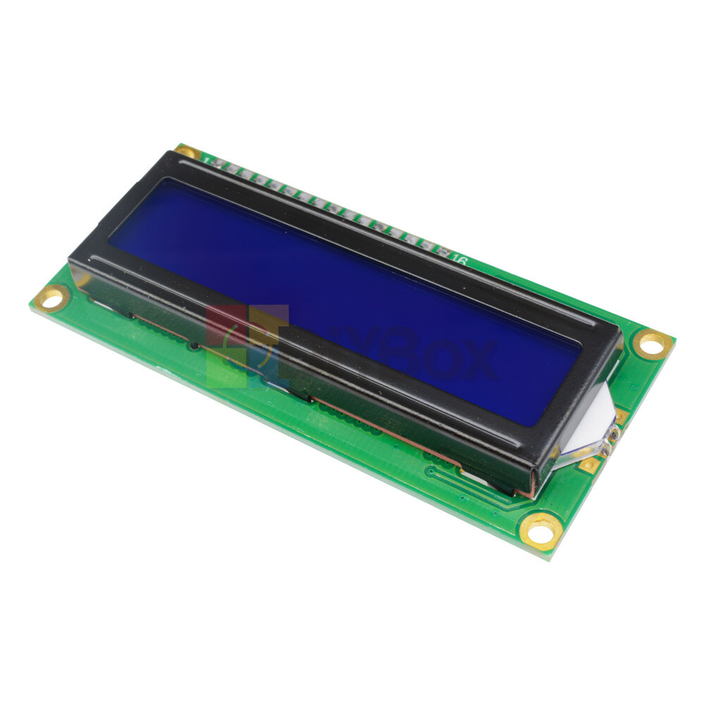 IIC/I2C/TWI/SP​​I Serial Interface 16X2 Character Blue 1602 LCD Display Module