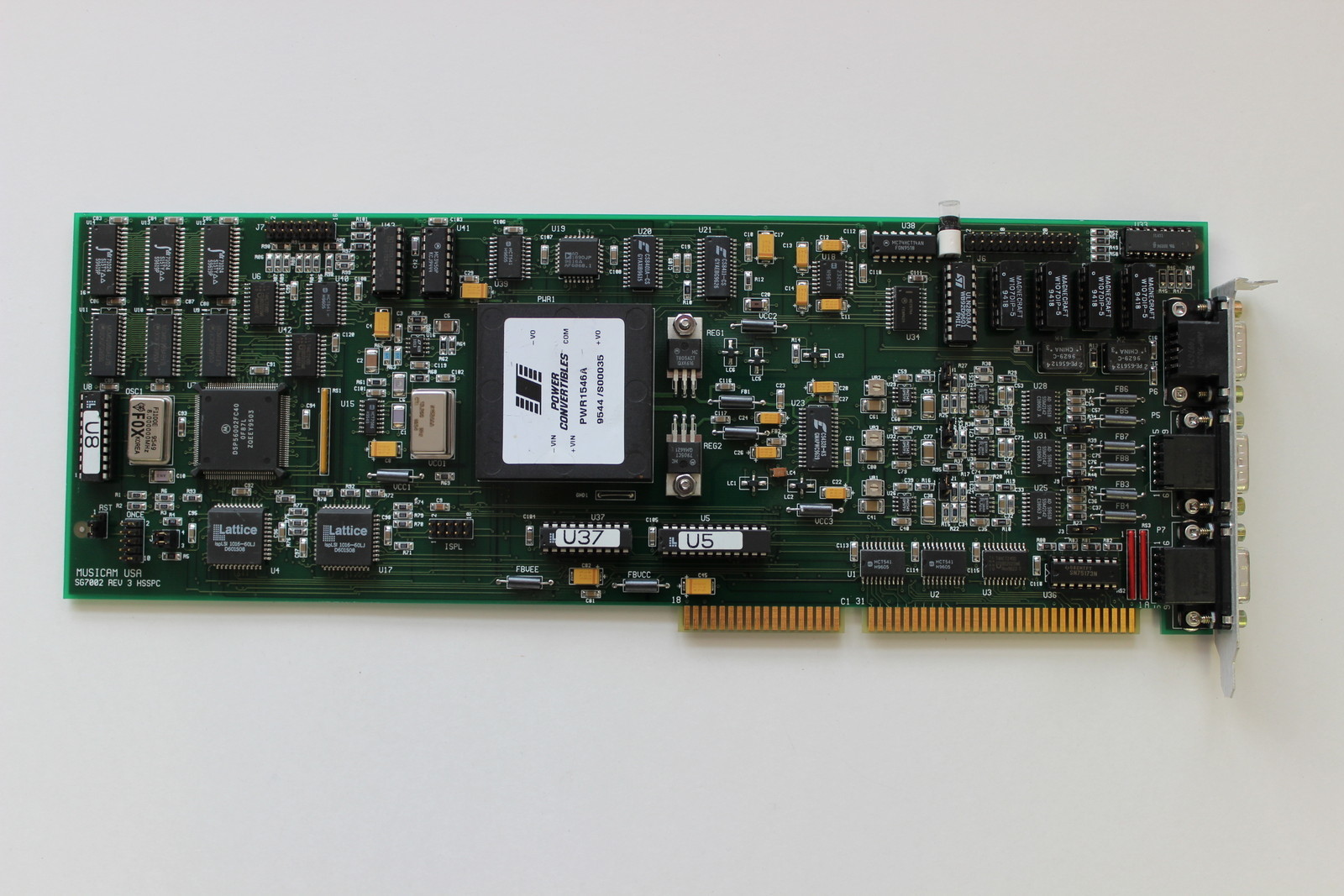 MUSICAM USA SG7002 ISA ADAPTER 90001-7002 WITHWARRANTY