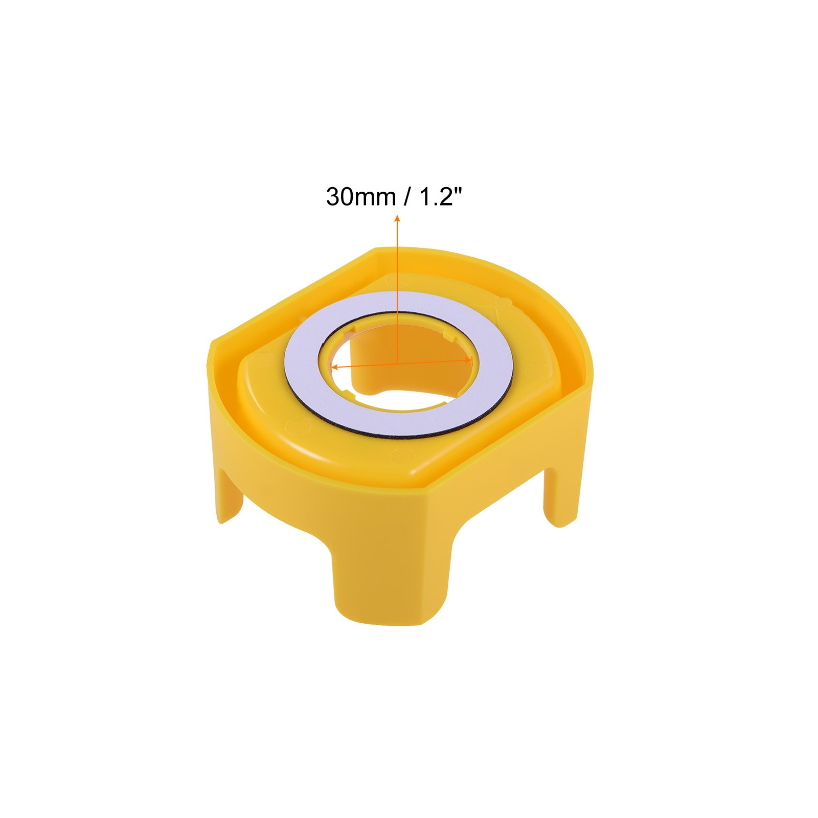 Two Feet Emergency Stop Guard Protective Cover 30mm / Yellow