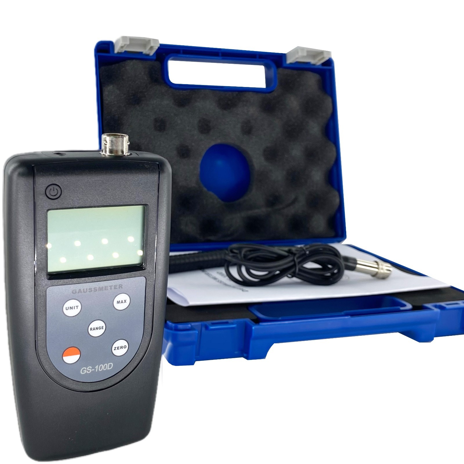 Digital Tesla Meter Gauss Meter Gaussmeter with Range 0~200~2000mT Accuracy 5%