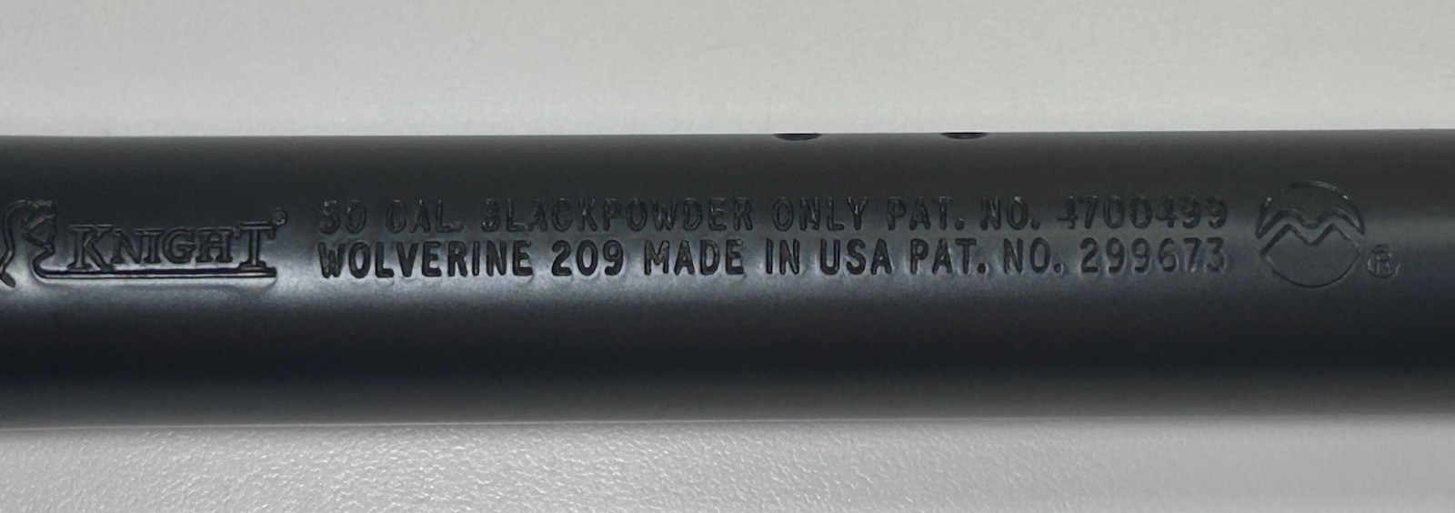 Knight Wolverine 209 Inline Muzzleloader 22” Barrel With No Breech Plug
