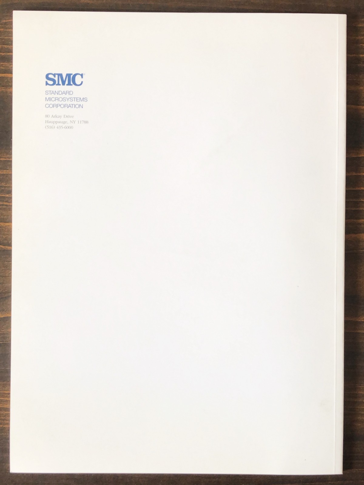 1995 Standard Microsystems Corporation (SMC) Annual Report