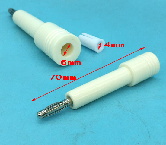 15KV high voltage resistant Test probe 4mm banana plug Solder White Binding post