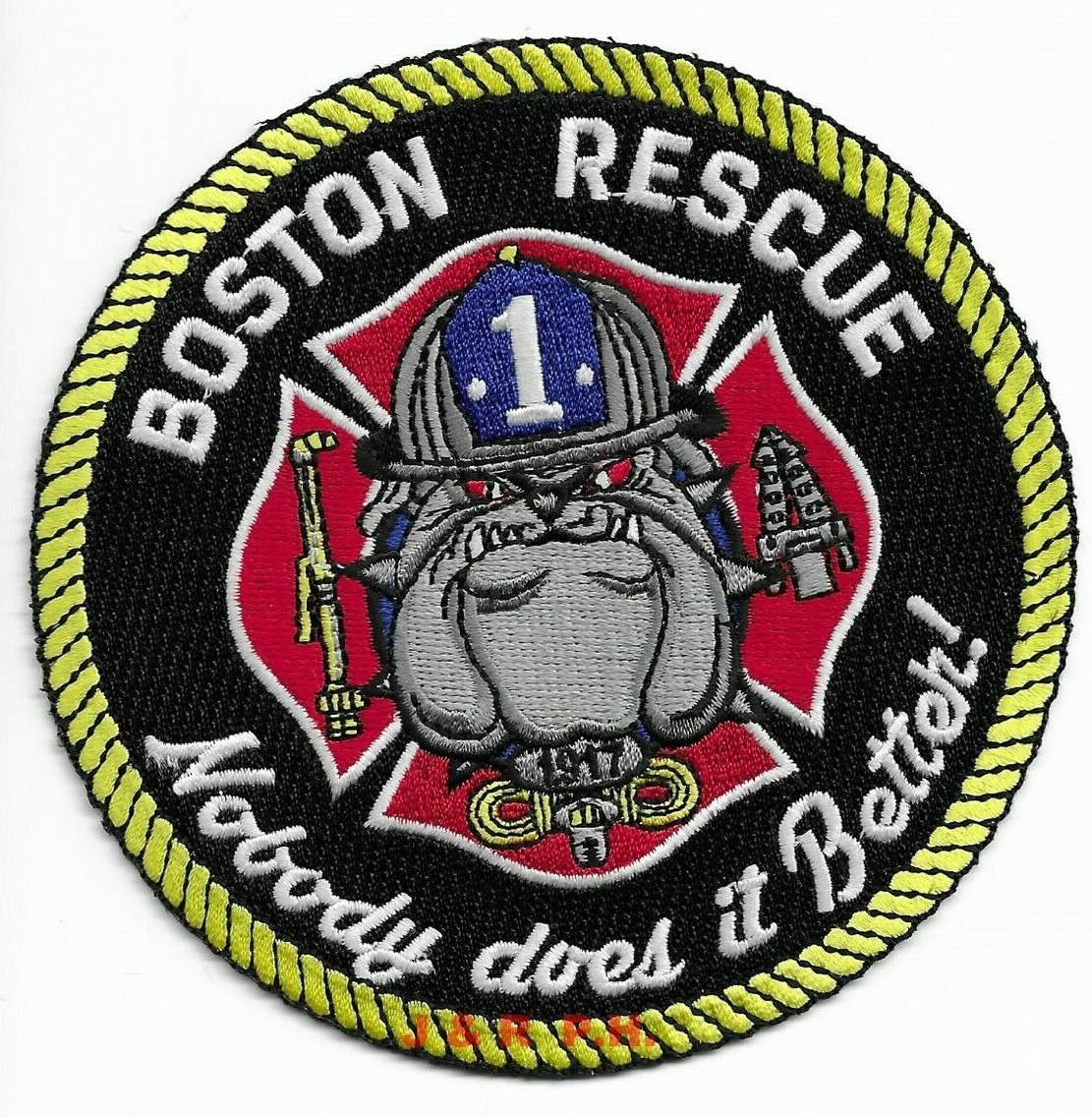 Boston  Rescue - 1  "Nobody Does It Better", MA  (4.5" round) fire patch