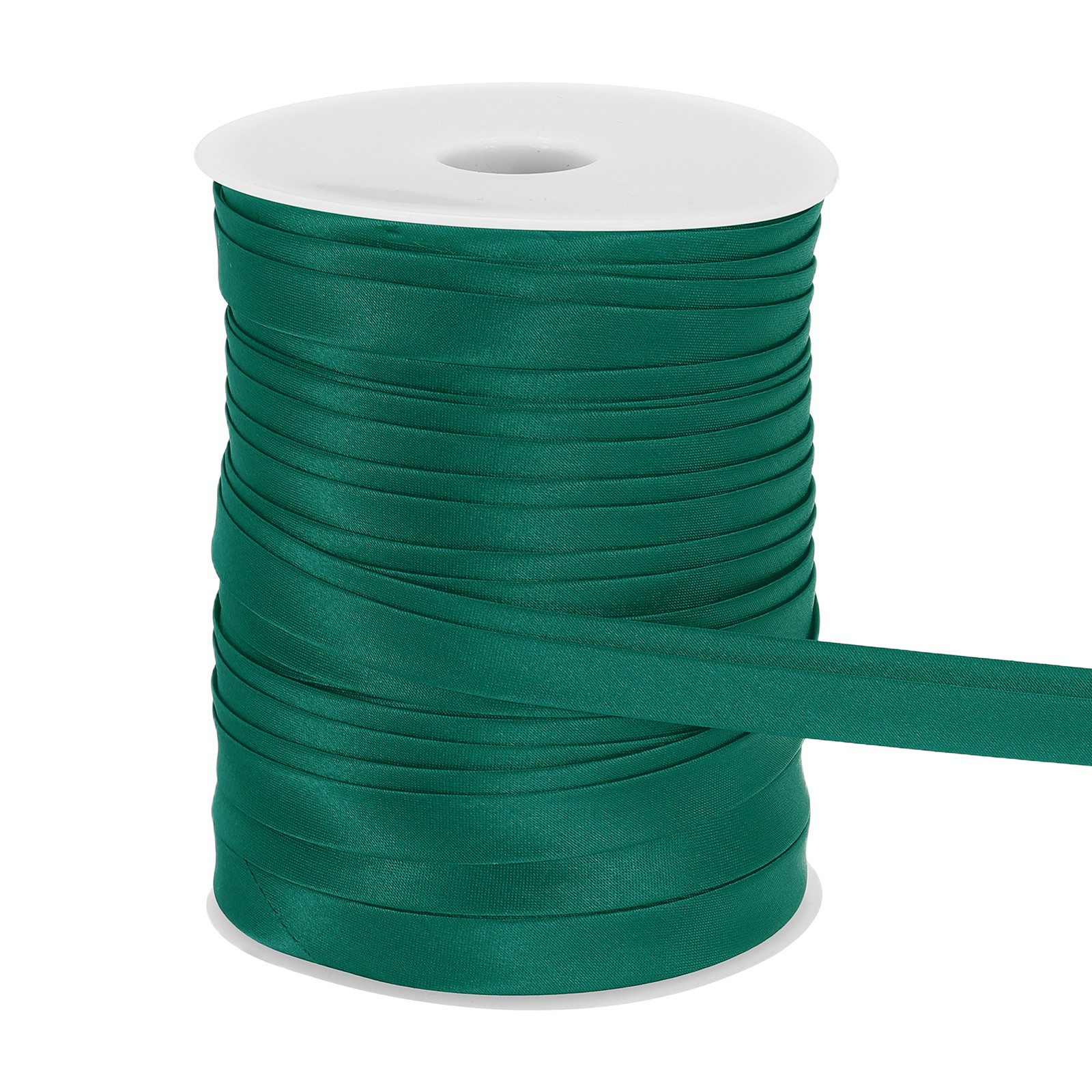 Double Fold Bias Tape 3/5 Inch x 55 Yards Satin Tape Grass Green