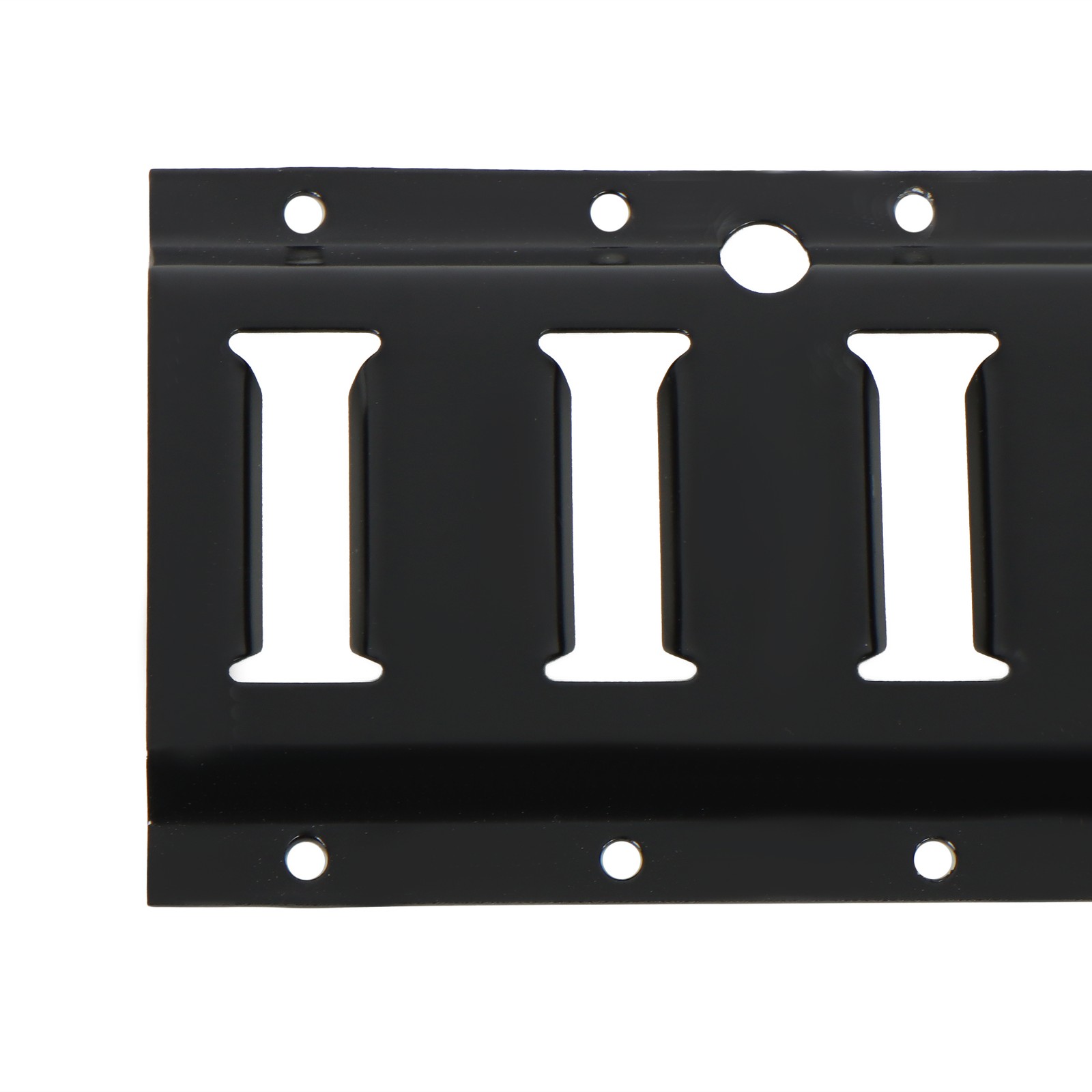 Labwork 4 Pack 6' E Track Tie Down Rail Kit Powder-Coat Black For Garages Vans