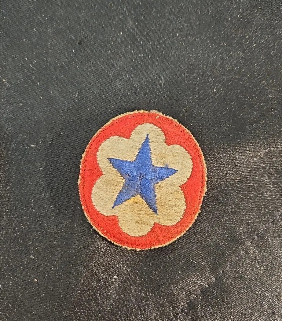 US ARMY SERVICE FORCE ww2 original Ground Force Vintage Patch Fair Condition