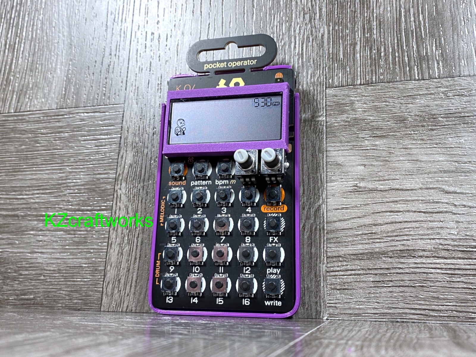 T.E. Pocket Operator Ultra Minimal Case & LCD Protector - Color PURPLE - USA