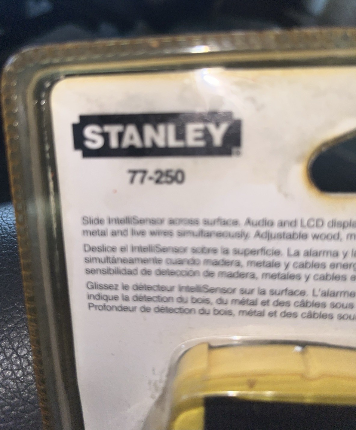 Stanley IntelliSensor DigiScan Stud Sensor 77-250 — New Factory Sealed