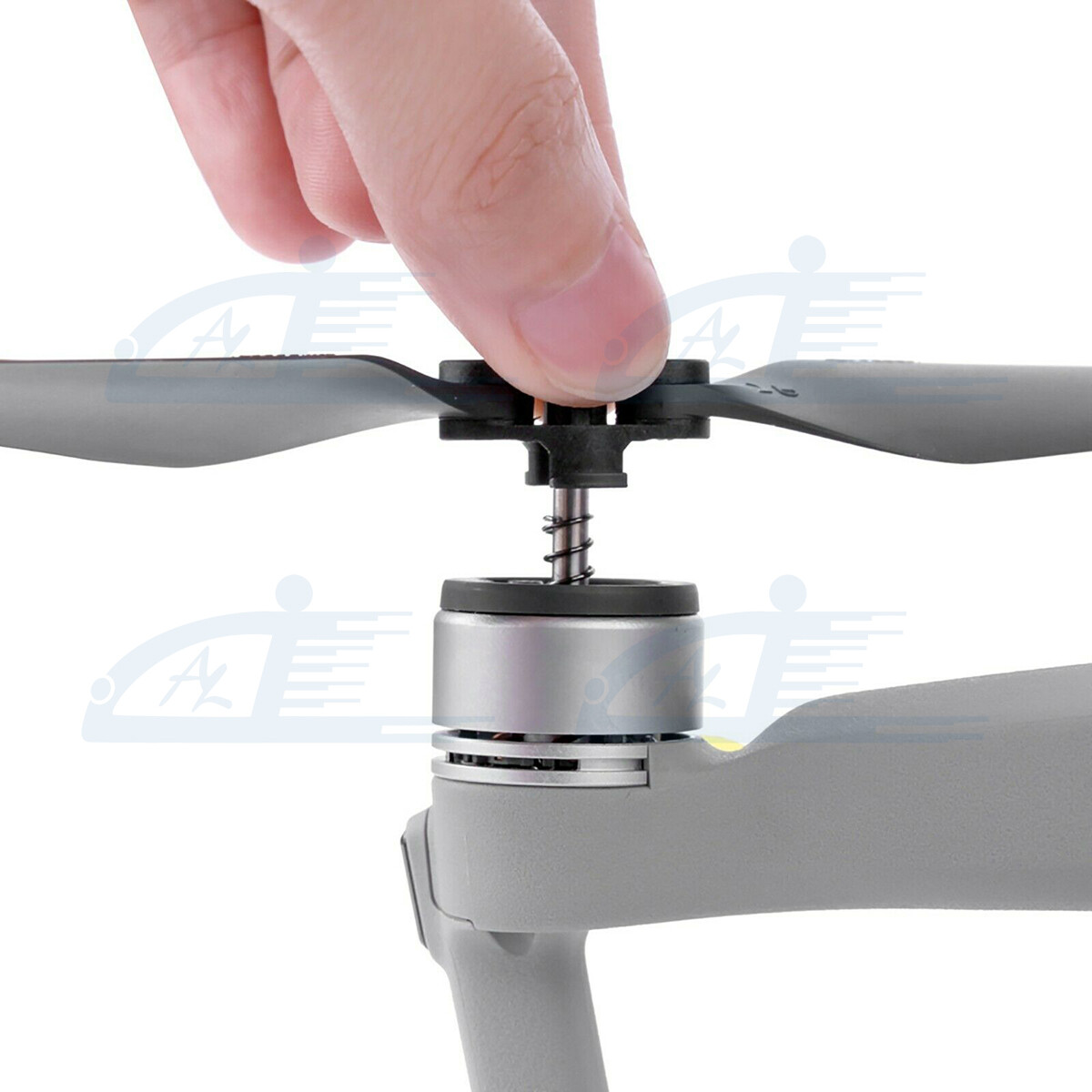 8x 7238F Propellers Low-Noise Quick Release Prop Silver for DJI Mavic Air 2 / 2S