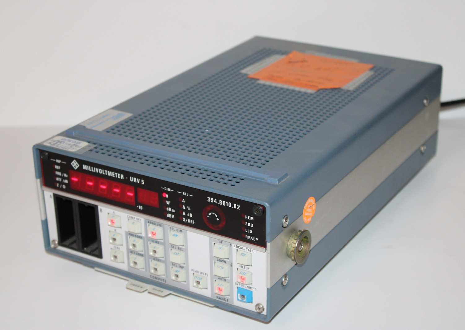 Rohde & Schwarz URV 5 Millivoltmeter 394.8010.02 – Tested Power-On – Made in Ger