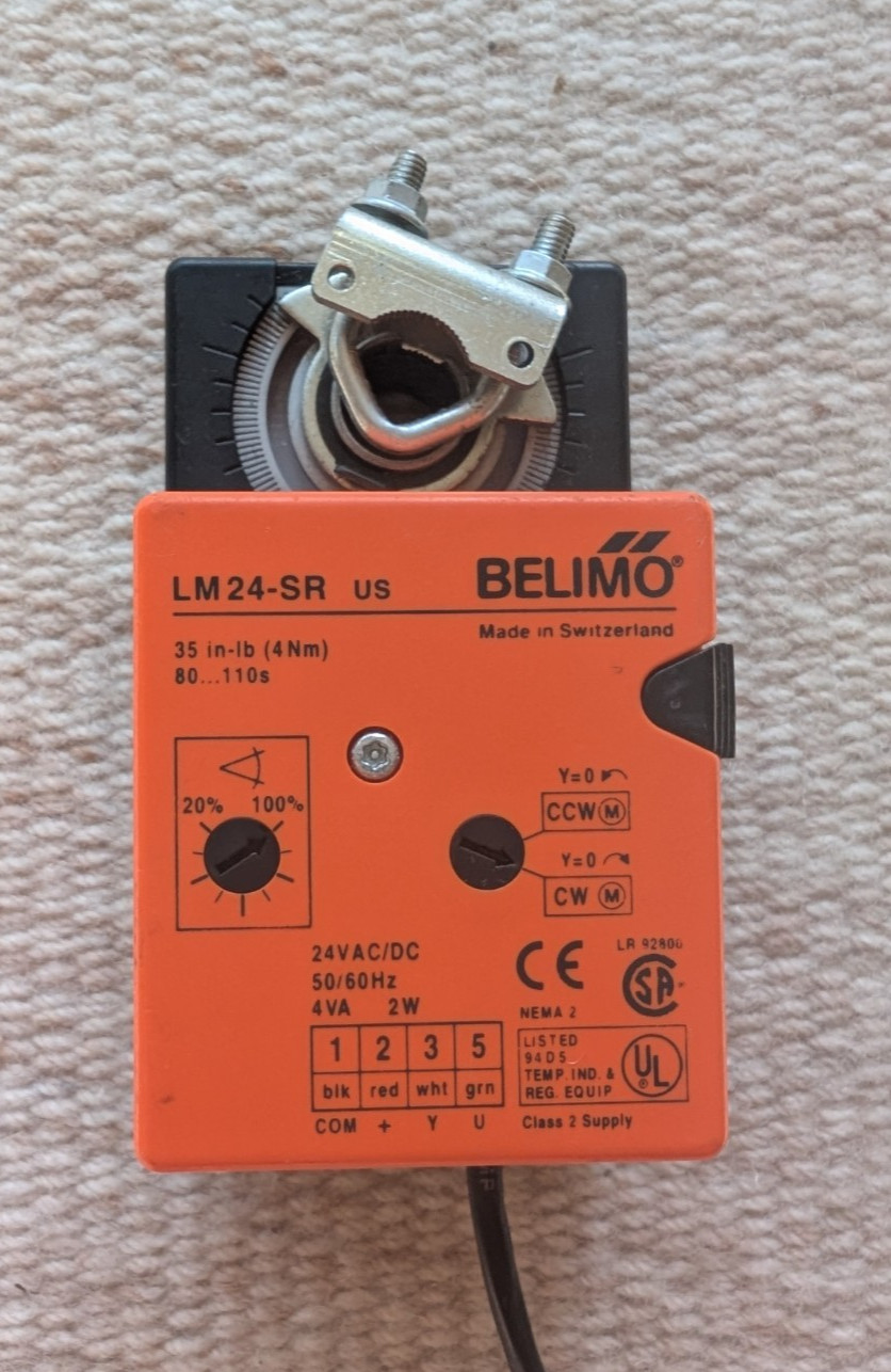 Belimo LM24-SR US Actuator Damper - modulated (tested and working)