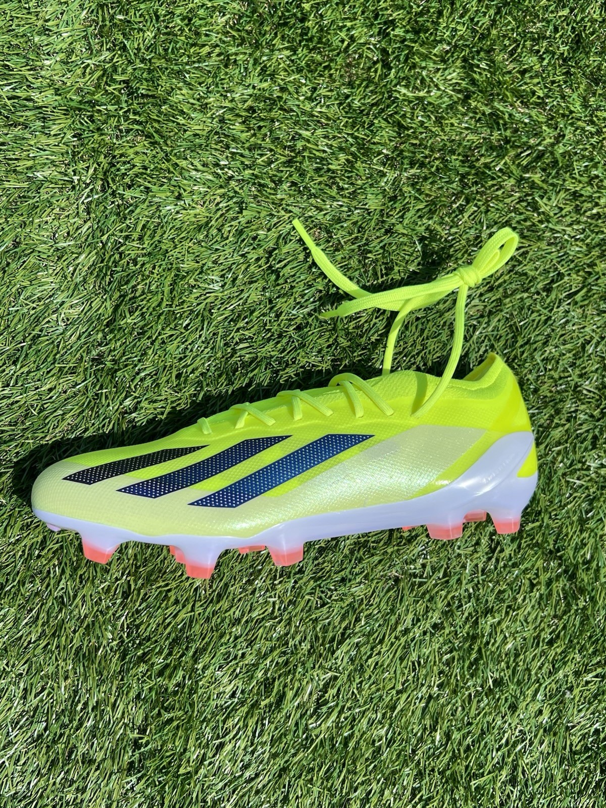 IE2376 Men’s 7 adidas X Crazyfast Elite FG Soccer Cleats - 'Solar Energy Pack'