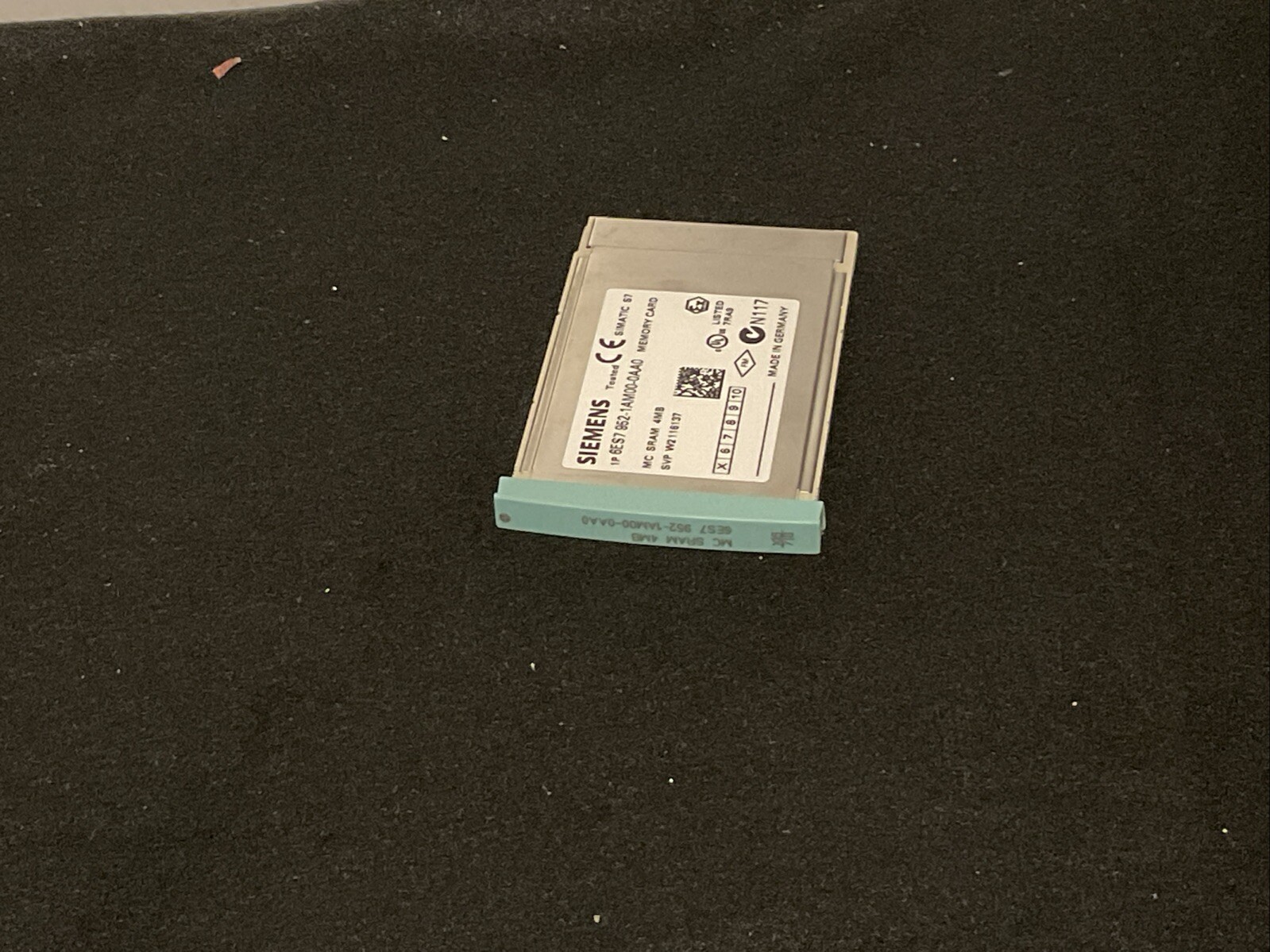 SIEMENS SIMATIC S7-400 Memory Card 4MB 6ES7 952-1AM00-0AA0 /6ES7952-1AM00-0AA0