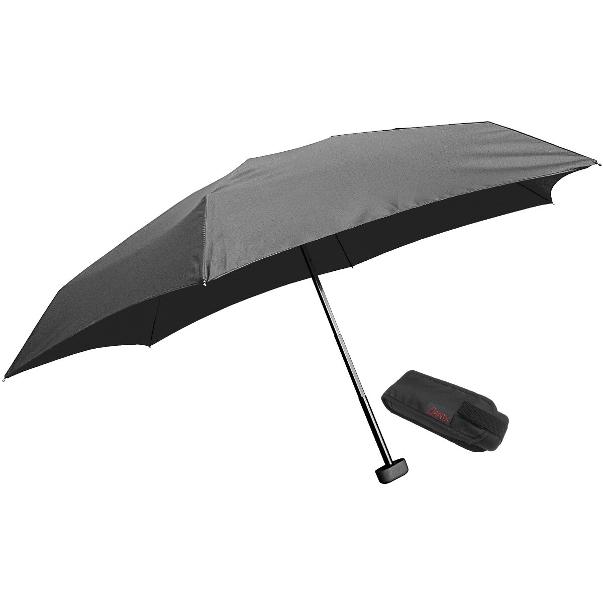EuroSCHIRM Dainty Pocket Umbrella (Black) Lightweight Trekking Hiking
