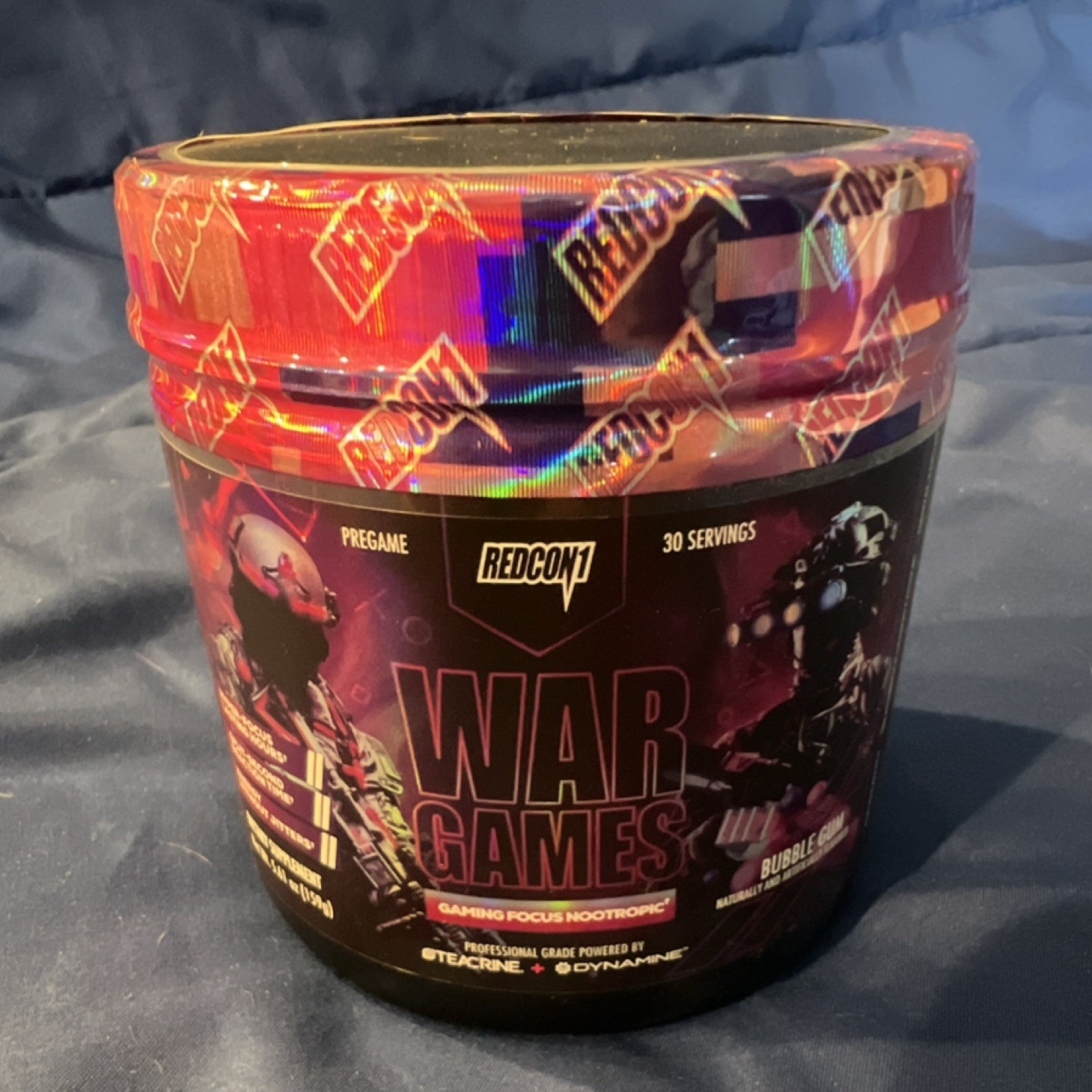 REDCON1 War Games Nootropic Powder Bubble Gum Flavor 30 Servings Gaming Focus