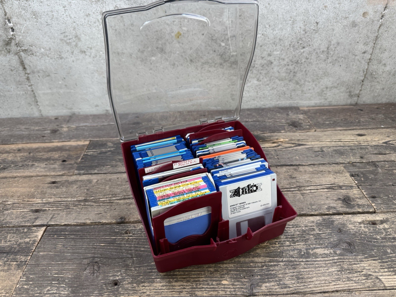 Vintage Atari Computer Floppy Disk Lot Vintage